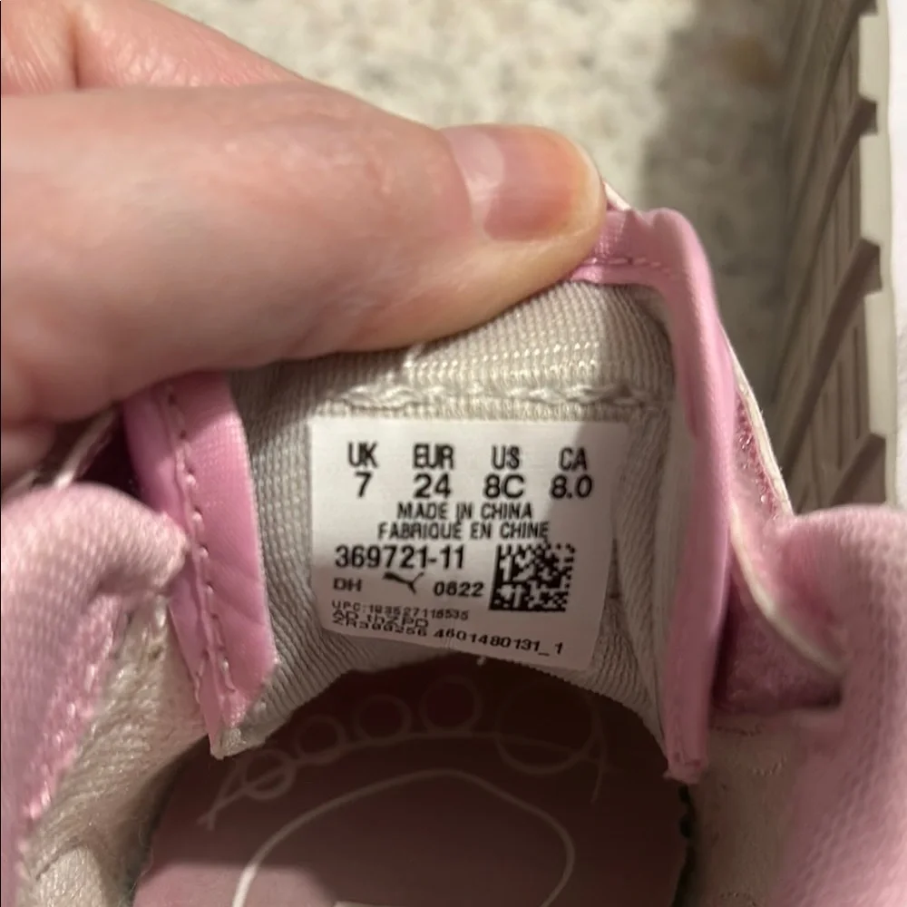Puma Sparkly Pink Toddler Shoes - Picture 7 of 9
